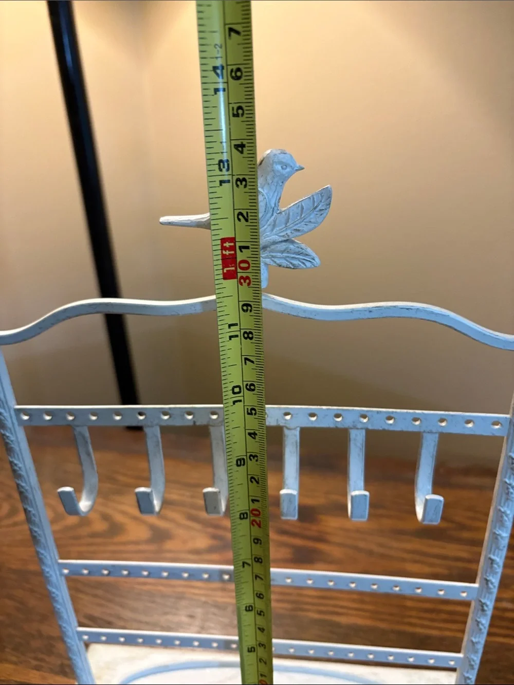 White Bird Jewelry Organizer Stand